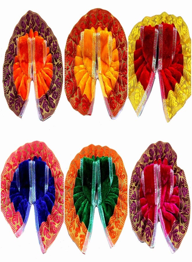 eSplanade Ladoo Gopal Poshak | Dress | Bhagwaan Ki Poshaak | Dev Vastra - (Set of 6) (Size 0) - Image 1
